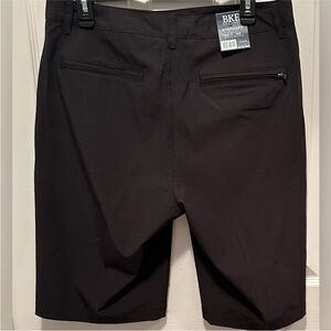 NWT BKE Charcoal Men's Flat Front Hybrid Shorts